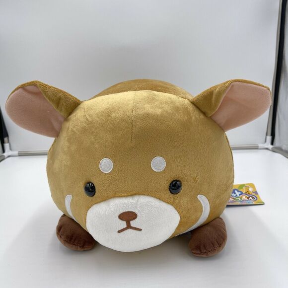Amuse Soft Round Red Panda Stuffed Animal Plush 13.5" NWT - Picture 1 of 8